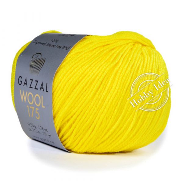 Gazzal Wool 175 311 Ярко-жёлтый из категории Gazzal Wool 175