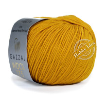 Gazzal Wool 175 313 Горчица