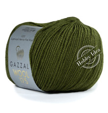 Gazzal Wool 175 317 Оливковый
