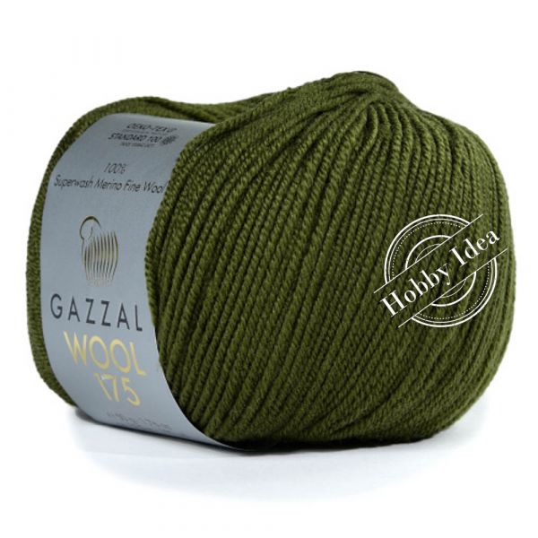 Gazzal Wool 175 317 Оливковый из категории Gazzal Wool 175