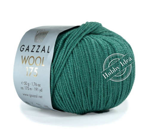 Gazzal Wool 175 319 Изумруд