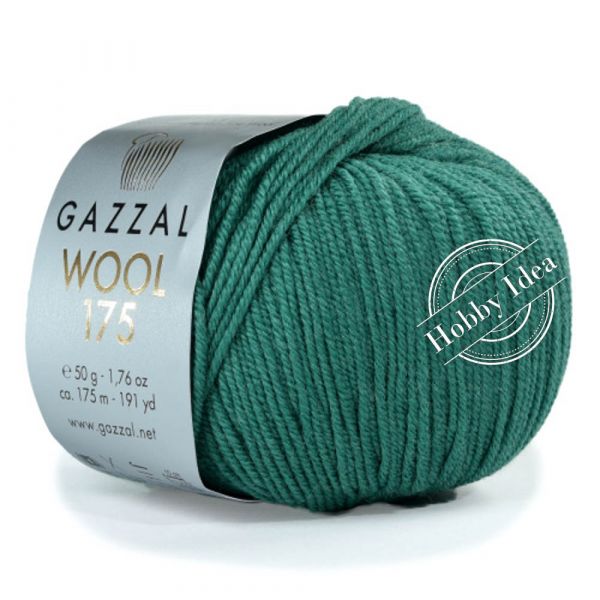 Gazzal Wool 175 319 Изумруд из категории Gazzal Wool 175