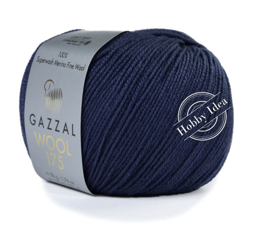 Gazzal Wool 175 326 Тёмный джинс