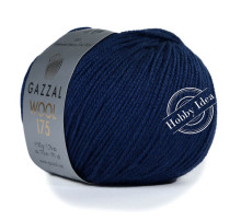 Gazzal Wool 175 327 Тёмно-синий