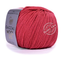 Gazzal Wool 175 331 Тёмно-пюсовый