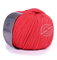 Gazzal Wool 175 332 Розово-красный