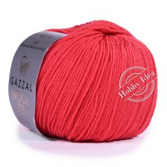 Gazzal Wool 175 332 Розово-красный