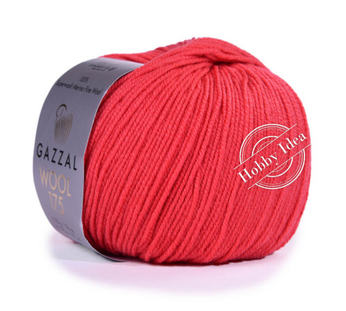 Gazzal Wool 175 332 Розово-красный