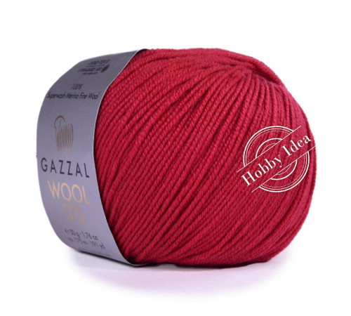 Gazzal Wool 175 333 Рубин