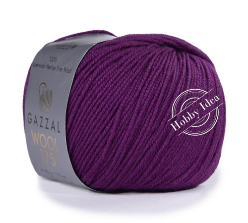 Gazzal Wool 175 334 Фиалка
