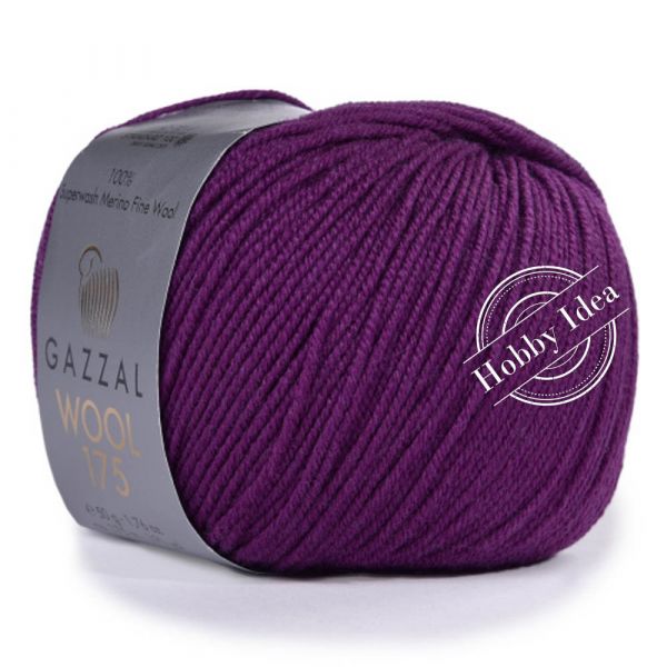 Gazzal Wool 175 334 Фиалка из категории Gazzal Wool 175
