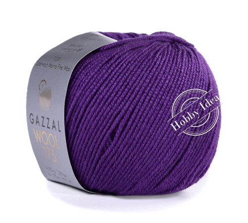 Gazzal Wool 175 335 Фиолетовый