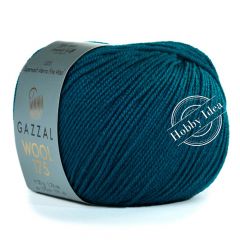 Gazzal Wool 175 337 Тёмная бирюза