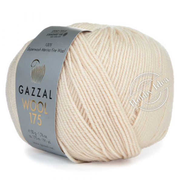 Gazzal Wool 175 340 Экрю из категории Gazzal Wool 175