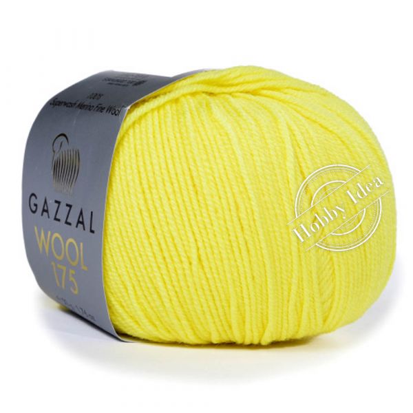 Gazzal Wool 175 352 Светло-жёлтый из категории Gazzal Wool 175