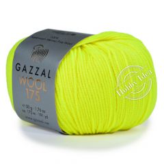Gazzal Wool 175 353 Неоновый жёлтый