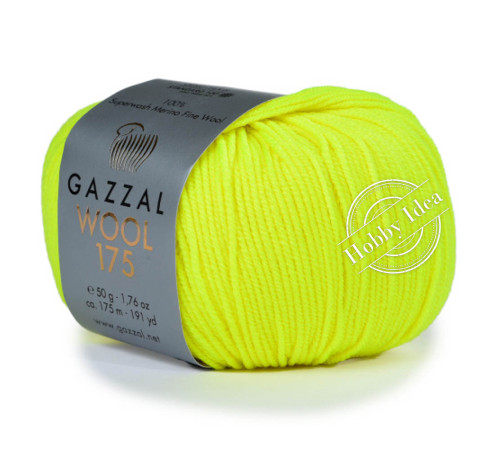 Gazzal Wool 175 353 Неоновый жёлтый