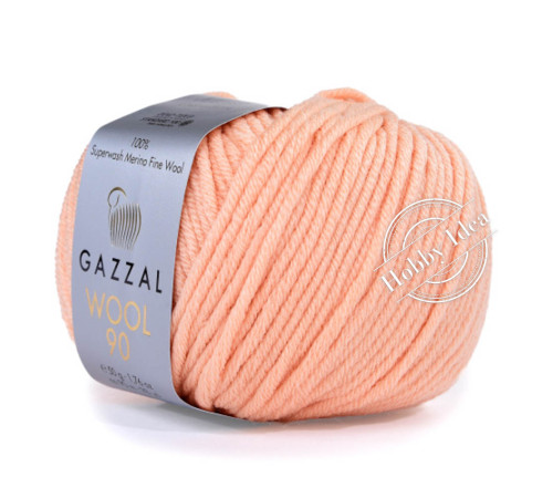 Gazzal Wool 90 3652 Персиковый