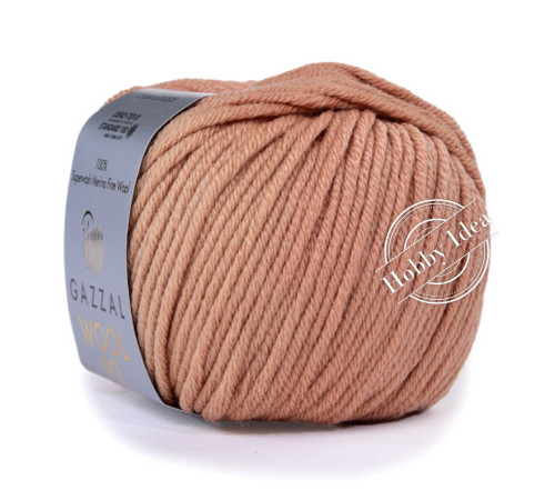 Gazzal Wool 90 3654 Теплый коричневый