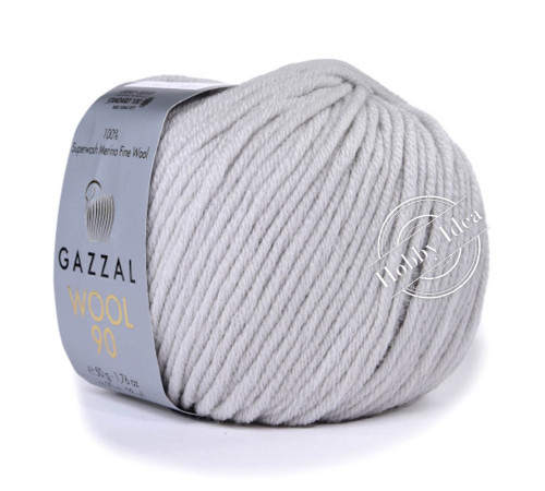 Gazzal Wool 90 3656 Светло-серый