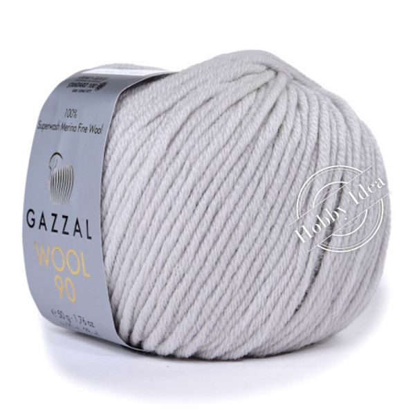 Gazzal Wool 90 3656 Светло-серый из категории Gazzal Wool 90