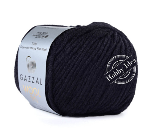 Gazzal Wool 90 3659 Горький шоколад