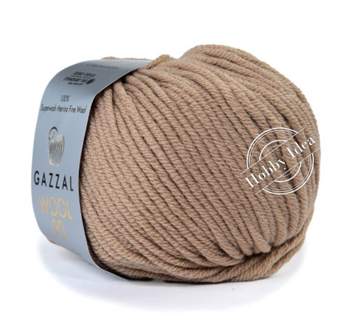 Gazzal Wool 90 3660 Кофе с молоком