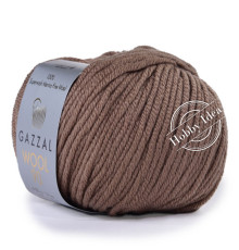 Gazzal Wool 90 3661 Коричневый
