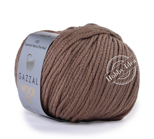 Gazzal Wool 90 3661 Коричневый