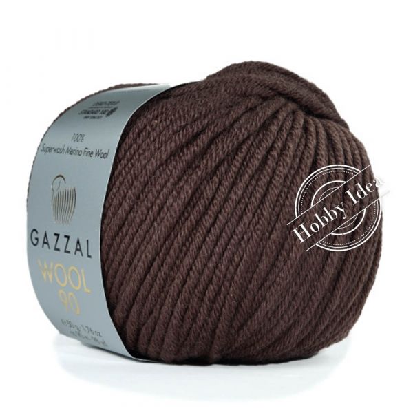 Gazzal Wool 90 3662 Кофейный из категории Gazzal Wool 90