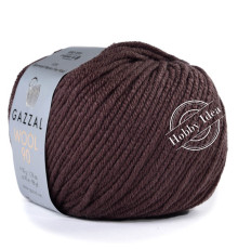 Gazzal Wool 90 3663 Тёмно-коричневый