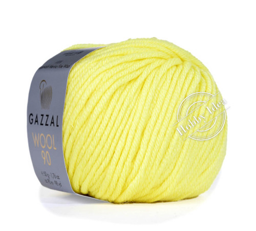 Gazzal Wool 90 3665 Жёлтый