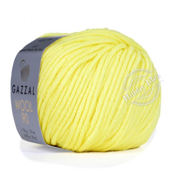 Gazzal Wool 90 3665 Жёлтый из категории Gazzal Wool 90