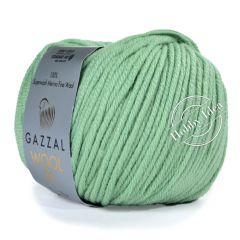 Gazzal Wool 90 3670 Светло-зелёный
