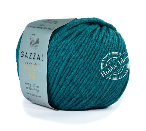 Gazzal Wool 90 3674 Малахит