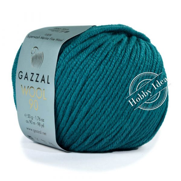 Gazzal Wool 90 3674 Малахит из категории Gazzal Wool 90
