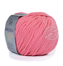 Gazzal Wool 90 3677 Пыльный розовый