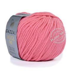 Gazzal Wool 90 3677 Пыльный розовый