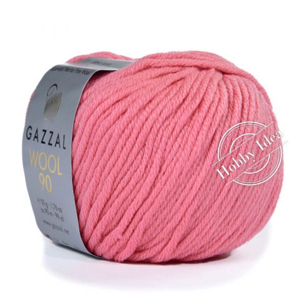 Gazzal Wool 90 3677 Пыльный розовый из категории Gazzal Wool 90