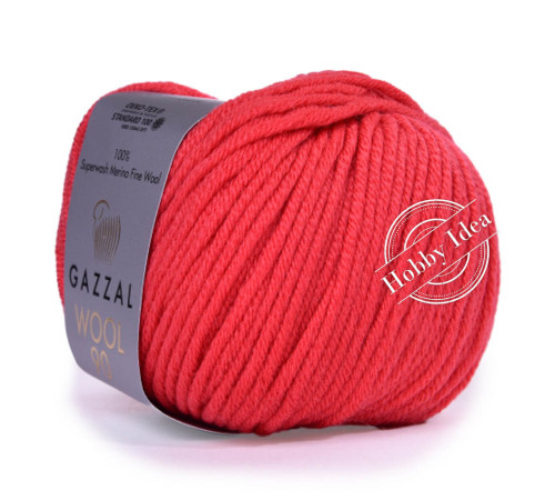 Gazzal Wool 90 3678 Алый