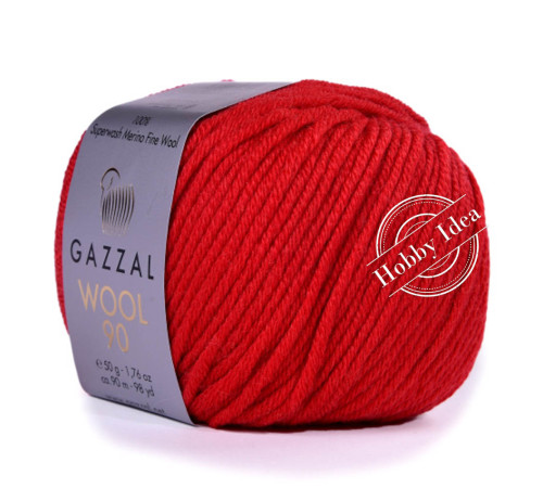 Gazzal Wool 90 3679 Красный
