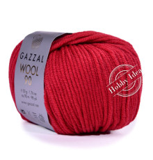 Gazzal Wool 90 3680 Малиновый