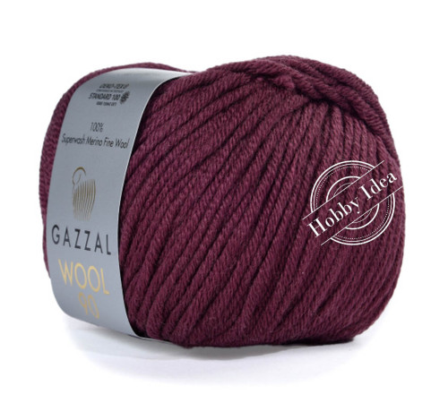 Gazzal Wool 90 3681 Ягодный