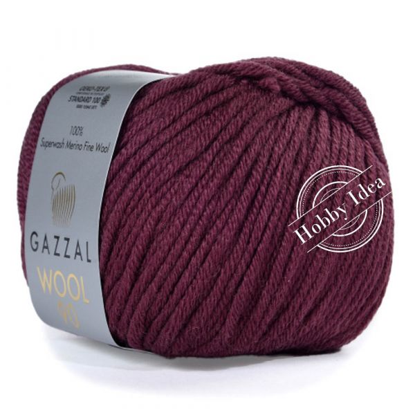 Gazzal Wool 90 3681 Ягодный из категории Gazzal Wool 90