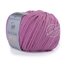 Gazzal Wool 90 3683 Пыльная сирень