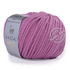 Gazzal Wool 90 3683 Пыльная сирень