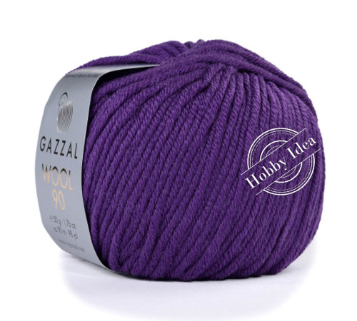 Gazzal Wool 90 3685 Фиолетовый