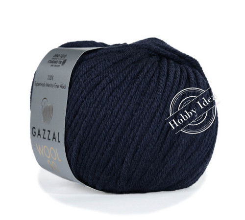 Gazzal Wool 90 3689 Серо-синий