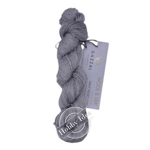 Gazzal Wool & Silk 11130 Блекло-серый из категории Gazzal Wool & Silk