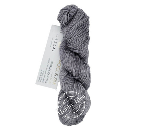 Gazzal Wool & Silk 11132 Серый